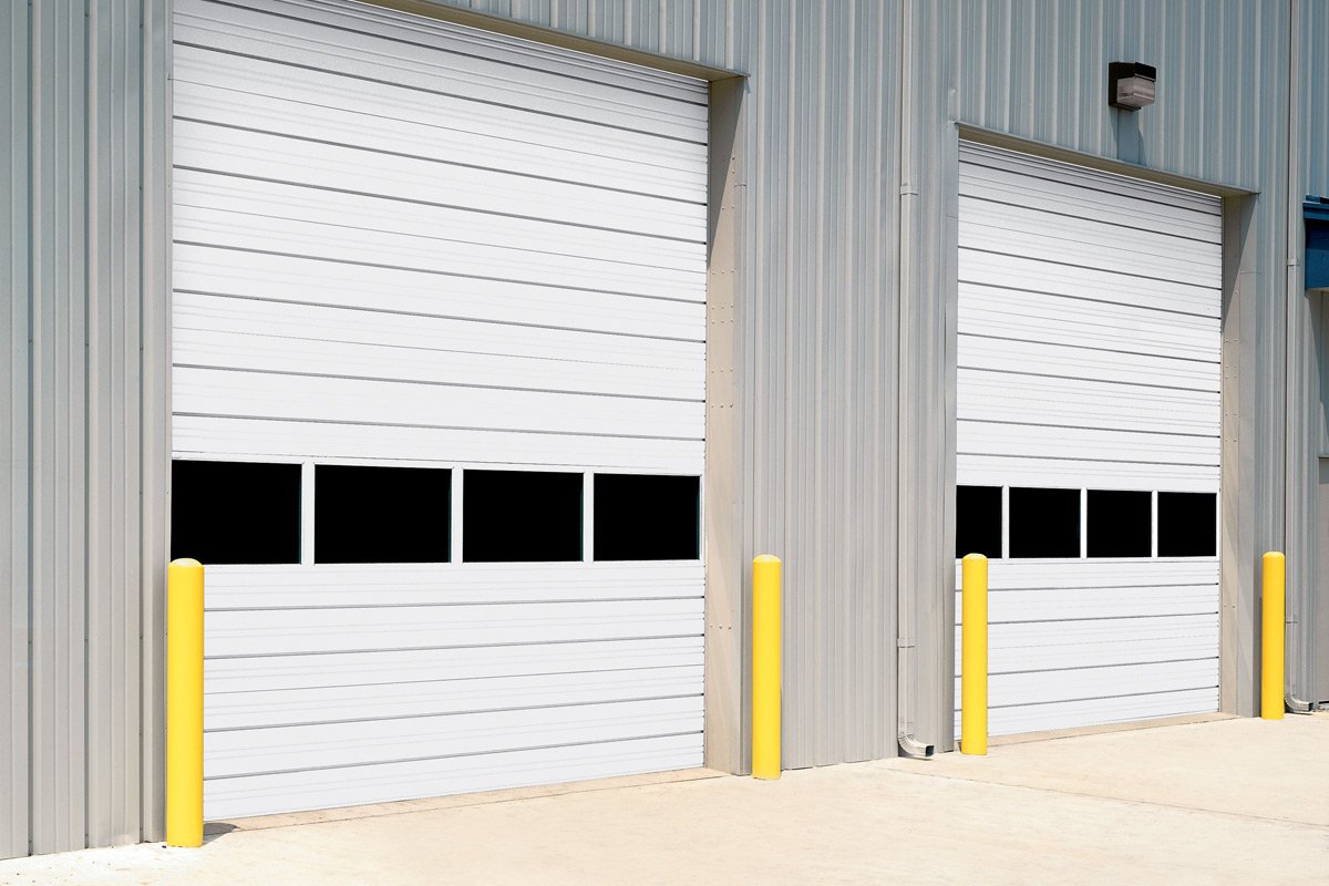 Commercial garage doors in Powell, Ohio.