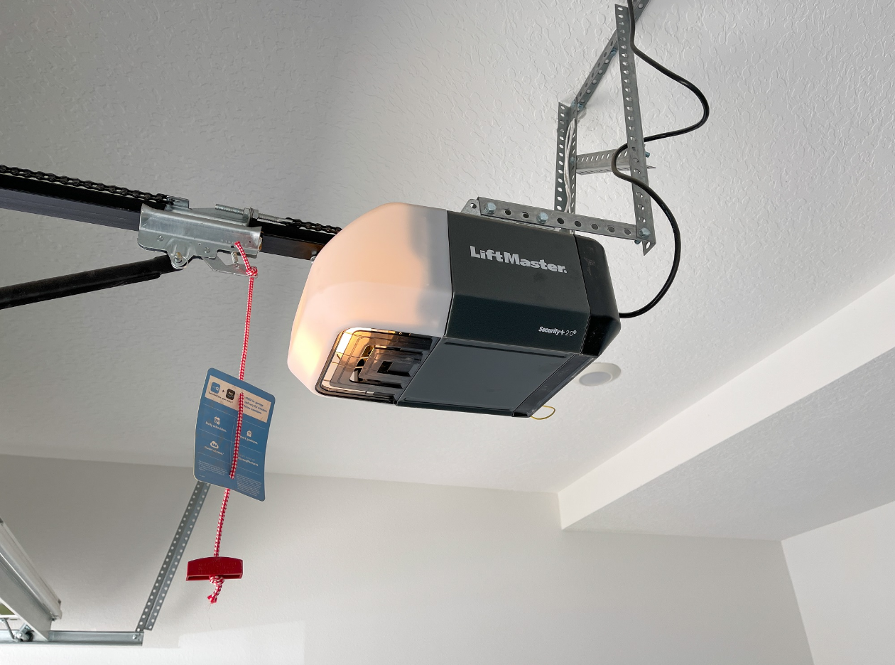 A garage door opener.